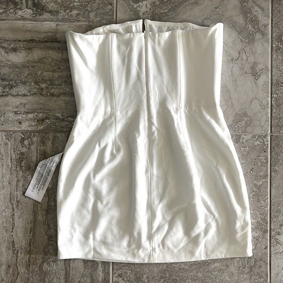 Dress the Population Chloe Illusion Inset Strapless Mini Dress Size XXL NEW $158 - Picture 4 of 8